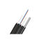 LSZH / PVC / PE Jacket Simplex Single Mode Fiber G652A FTTH Drop Cable Penggunaan Udara