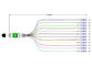 MPO APC TO LC Fan Out 0.9mm 12 Kabel Serat Optik Modul Sederhana Patch