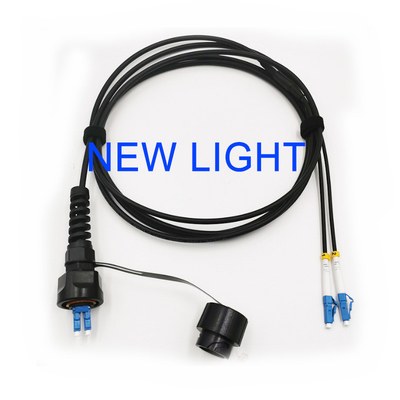 ODVA MPO/APC G652D Kabel Fiber Optic Patch Waterproof Untuk FTTA CPRI RRU LTE