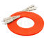 SC / PC - SC / PC Fiber Optic Patch Cord Simplex Single Mode Orange Cable 50/125 Bahan PVC